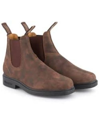 Blundstone # 1306 bottes brunes rustiques - Marron