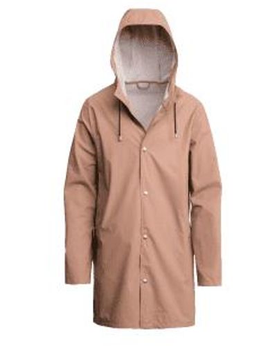 Stutterheim Stockholm Lightweight Raincoat Sandalwood S - Brown