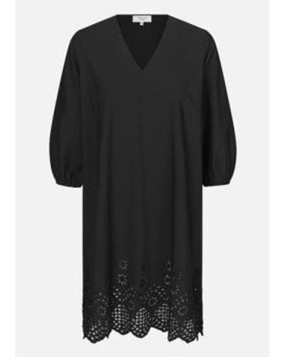Rosemunde Brorie Anglaise Dress - Noir