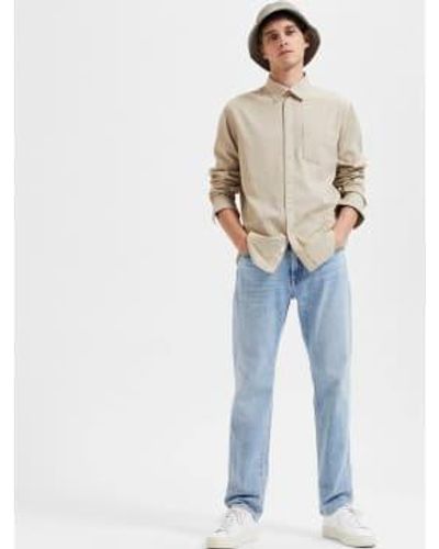 SELECTED Selected - selected - jeans droit bleu clair - 34 / 32l