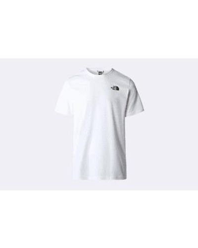 The North Face Relaxed redbox t-shirt - Blanco