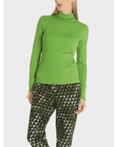 Marc Cain Roll Neck Top - Green