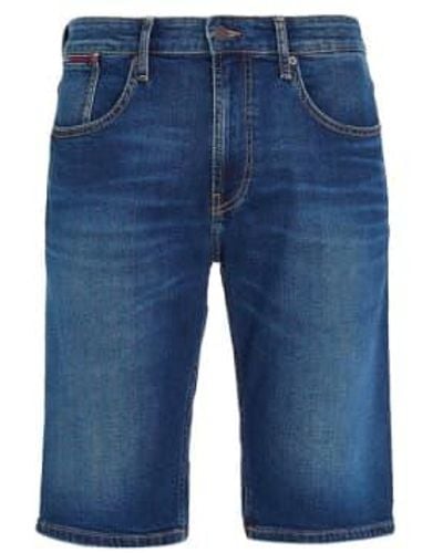 Tommy Hilfiger Pantalones cortos mezclilla jeans tommy - Azul