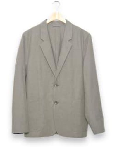 About Companions Enver Blazer Dusty Olive S - Gray