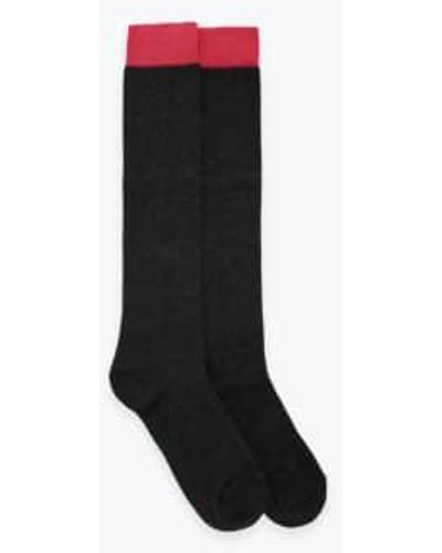 Altea Long Sock Dots U - Black