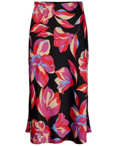 Y.A.S Yas Pella Midi Skirt - Rosso