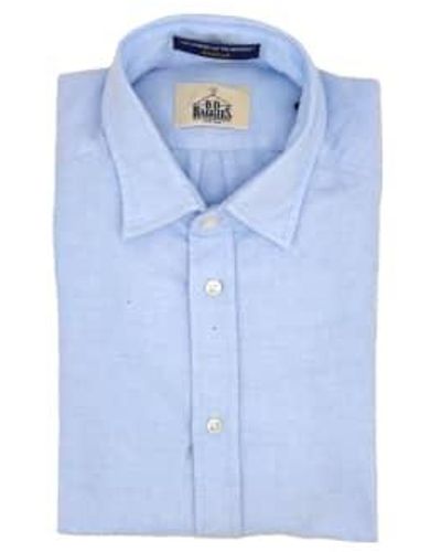 B.D. Baggies Bradford Flannel Shirt Powder Xl - Blue