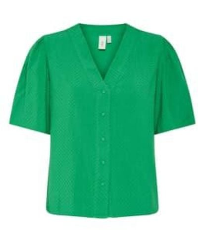 Y.A.S | camisa genea 2/4 - Verde