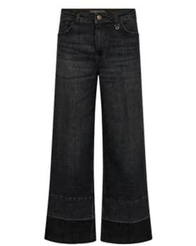 Mos Mosh Dara-jeans mit schwarzem saum