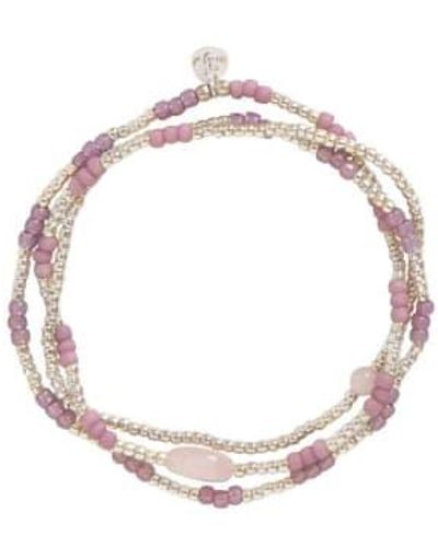 A Beautiful Story Bracelet Energetic Quartz Sustainable & Fairtrade Choice - Pink