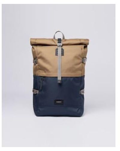 Sandqvist Bernt Multi Marsh Backpack O/s - Blue