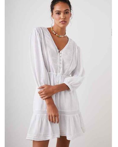 Rails Lilibet Dress Lace Detail - Bianco