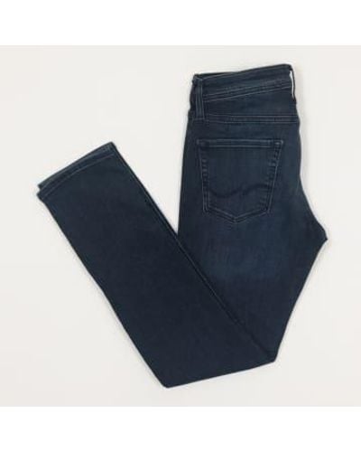 Jack & Jones Dunkelblau denim glenn original 812 slim fit jeans