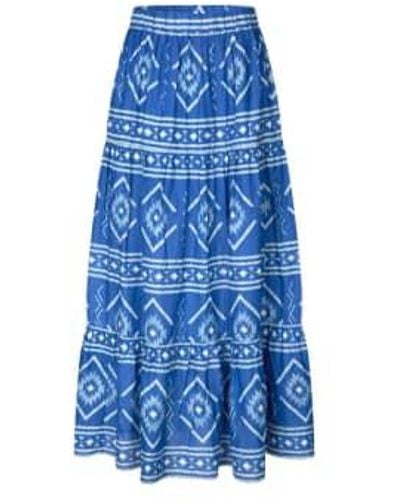Lolly's Laundry Sunsetll Maxi Skirt - Blu