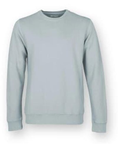 COLORFUL STANDARD Crew Sweat Cloudy S - Blue