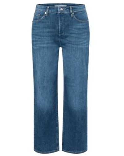 Mac Jeans Denim culottes 5984 9b 0391l d544 - Bleu