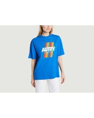 Autry Aerobic T Shirt - Blu