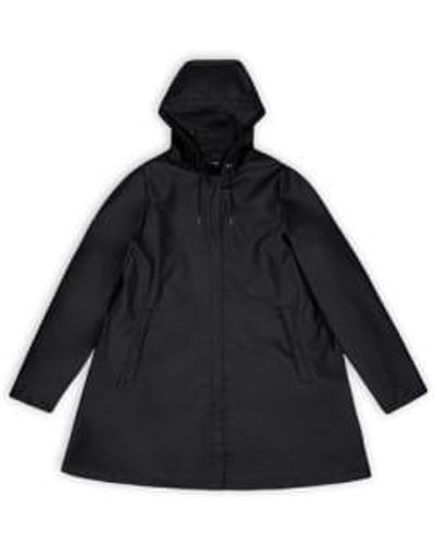 Rains Chubasquero A-line W Jacket Xs - Black