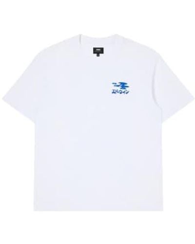 Edwin T-shirt restez hydraté blanc