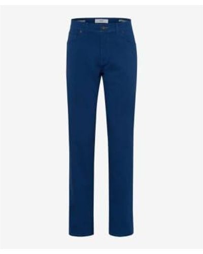 Brax Cadiz 5 Pocket Trousers - Blu