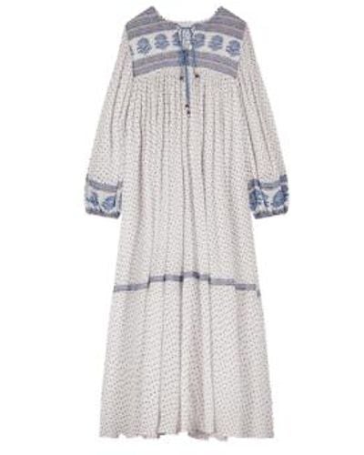 Louise Misha Gypse Printed Dress 34 - White