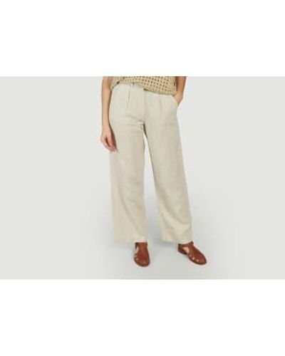 Knowledge Cotton Posey Trousers Xs - Natural