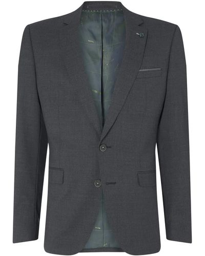 Remus Uomo Lucian Suit Jacket Charcoal 46" - Gray