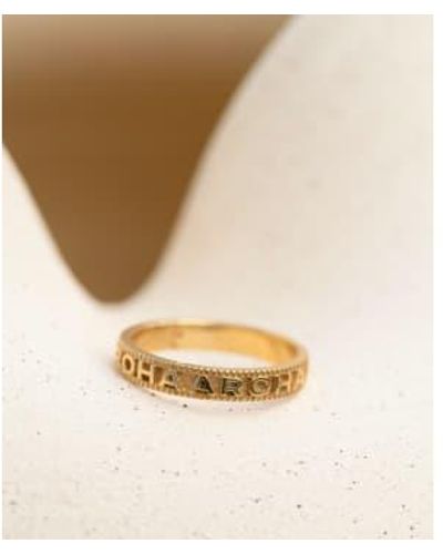 Zoe & Morgan Aroha Ring Small - Metallic