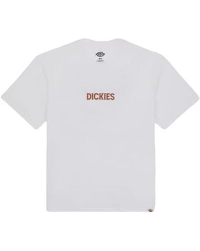 Dickies T Shirt Patrick Springs Uomo - Bianco