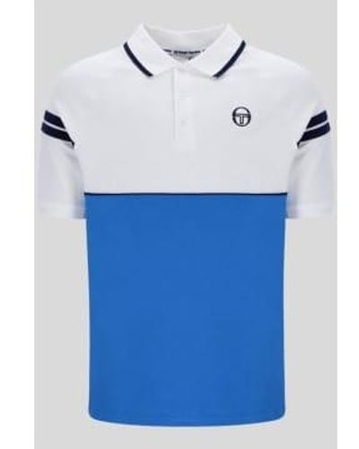 Sergio Tacchini Mens Cambio Polo Shirt - Blu