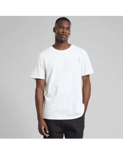 Dedicated T Shirt Stockholm Hang Ten - Bianco