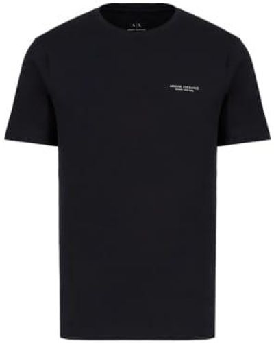 Armani Exchange 8NZT91 Logo T -Shirt - Schwarz