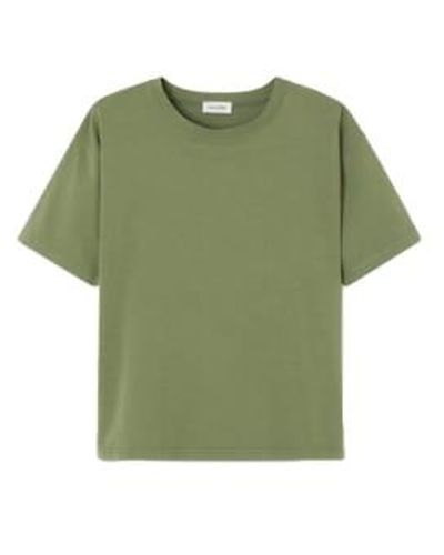 American Vintage Camiseta Oversize Fizvalley Army S - Green
