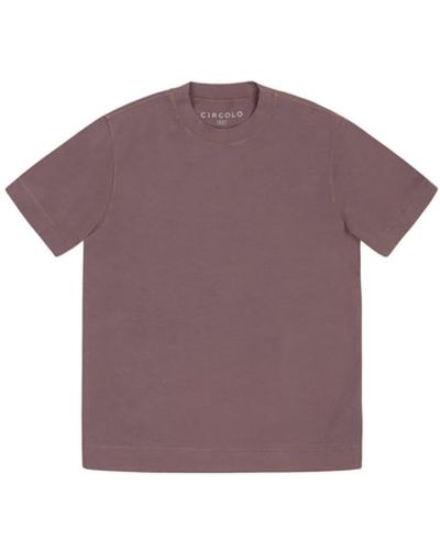 Circolo 1901 Taffy Cashmere Touch T Shirt - Purple