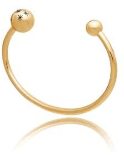 Rachel Jackson Stella Orb Bangle One Size - Metallic