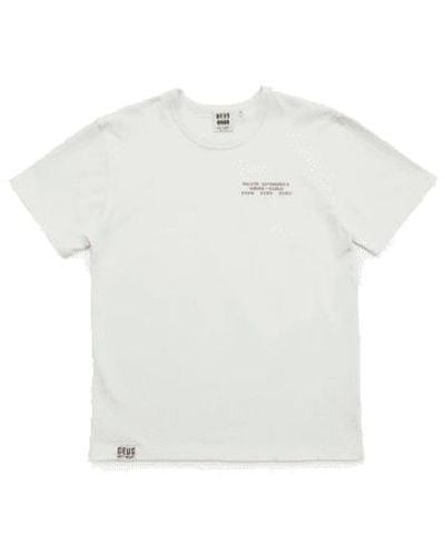 Deus Ex Machina Monaco t/1 t-shirt vintage blanc