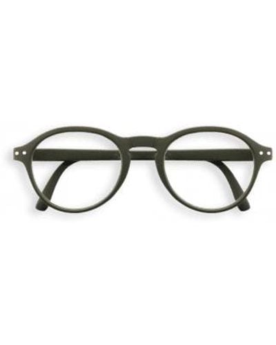 Izipizi Khaki Foldable Frame Style F Reading Glasses 1 + - Black