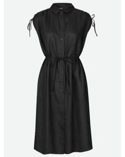 Rosemunde Vestido timan en negro w0338