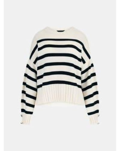 Guess Mirelle Long Sleeve Sweater - White