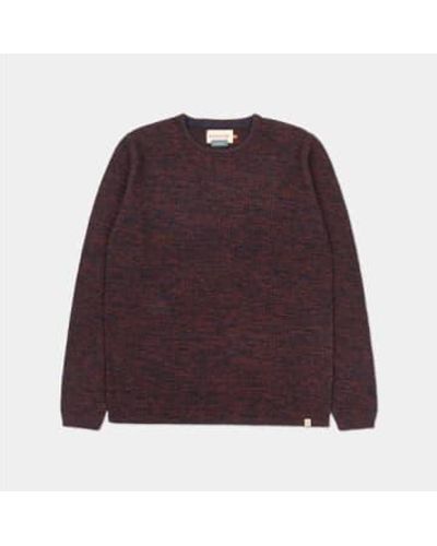 RVLT Multi Colored Knit Sweater - Purple