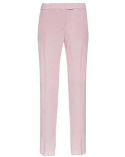Max Mara Studio Cady Slim Trouser 12 - Pink