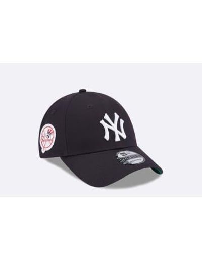 KTZ New York Yankees Team Side Patch 9Forty Adjustable Cap - Blu