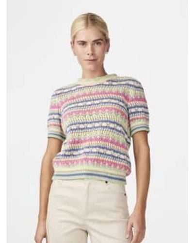 Y.A.S Multa Knitted Top L - Multicolour