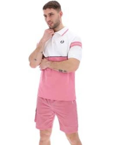 Sergio Tacchini Cambio Polo Shirt Medium - Pink