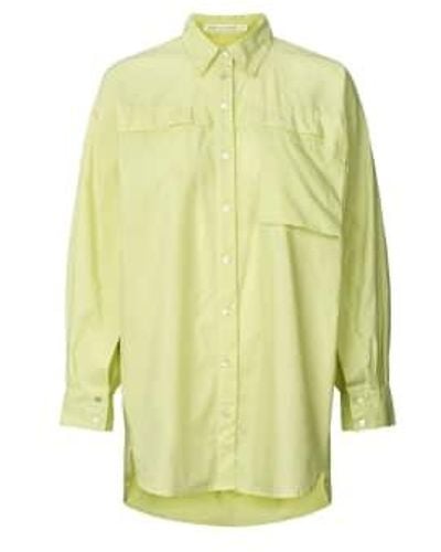 Rabens Saloner Jacobe Shirt Xsmall - Yellow