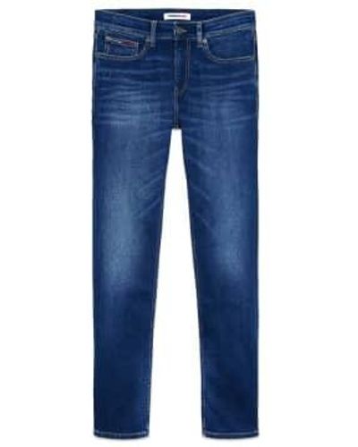 Tommy Hilfiger Scanton Slim Jeans Aspen Dark Stretch 32/32 - Blue