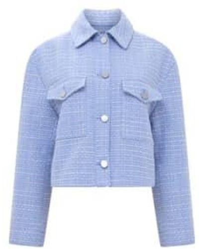 French Connection Effie Boucle Jacket - Blue