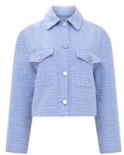 French Connection Effie Boucle Jacket - Blue