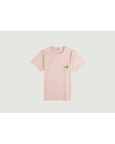 Cuisse De Grenouille T-shirt en coton en pau - Rose