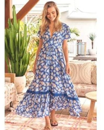 Jaase Francesca Maxi Dress 1 - Blu